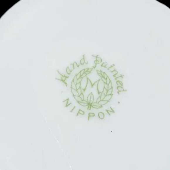 Antique Nippon Morimura Bros. Moriage Dessert Plate Hand Painted - Picture 5 of 8